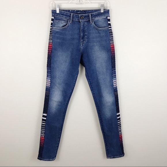 Levi’s 721 High Rise Embroidered Skinny Jeans 28 - Picture 4 of 13